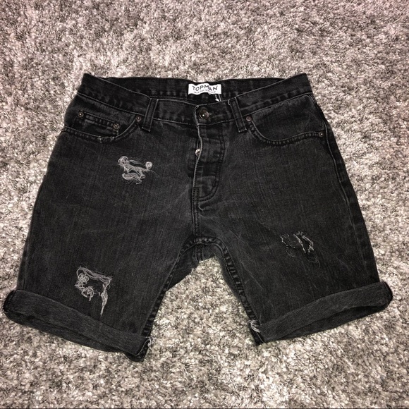 topman jean shorts